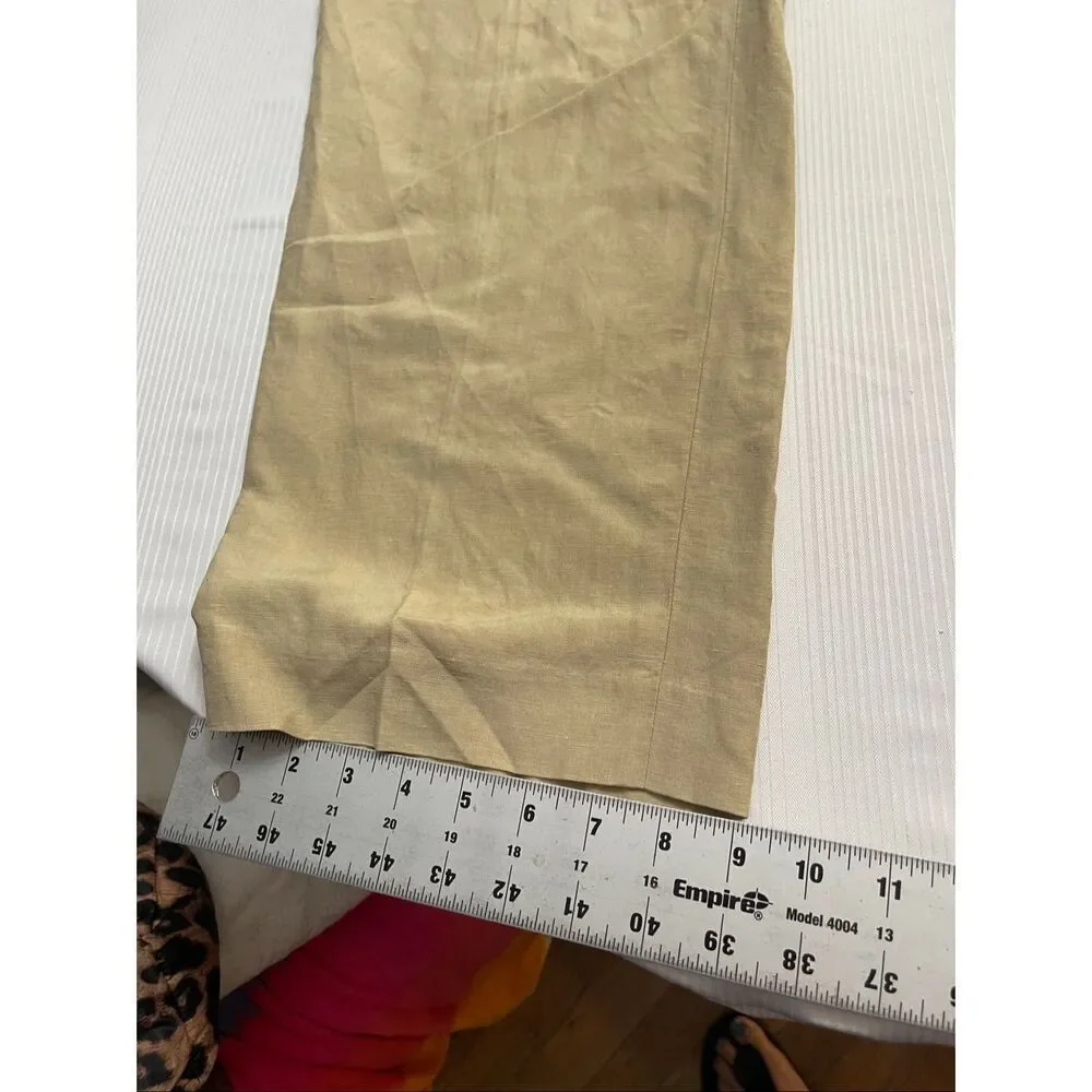 Polo By Ralph Lauren Men’s Vintage Linen Flat Front Pants Size 40 X 30